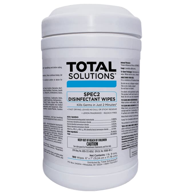 SPEC2 Disinfectant Wipes - 900 Count Refills - Case of 2