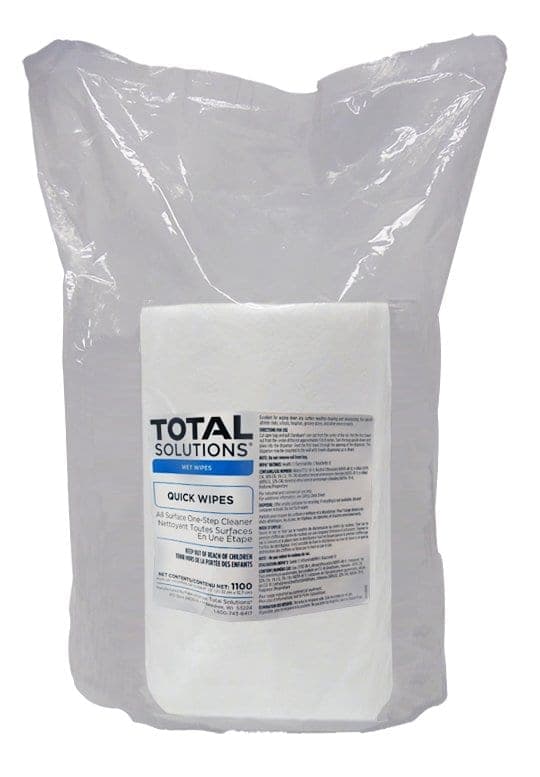 Quick Wipes for Gym &amp; Fitness Equipment - 1100 Count Refills - Case of 2