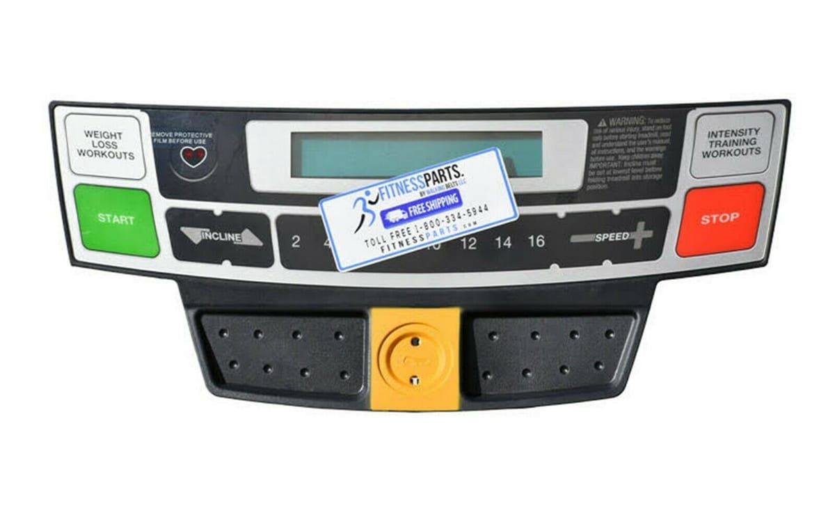 WLTL39810. Weslo Cadence G 7.0 Treadmill Console