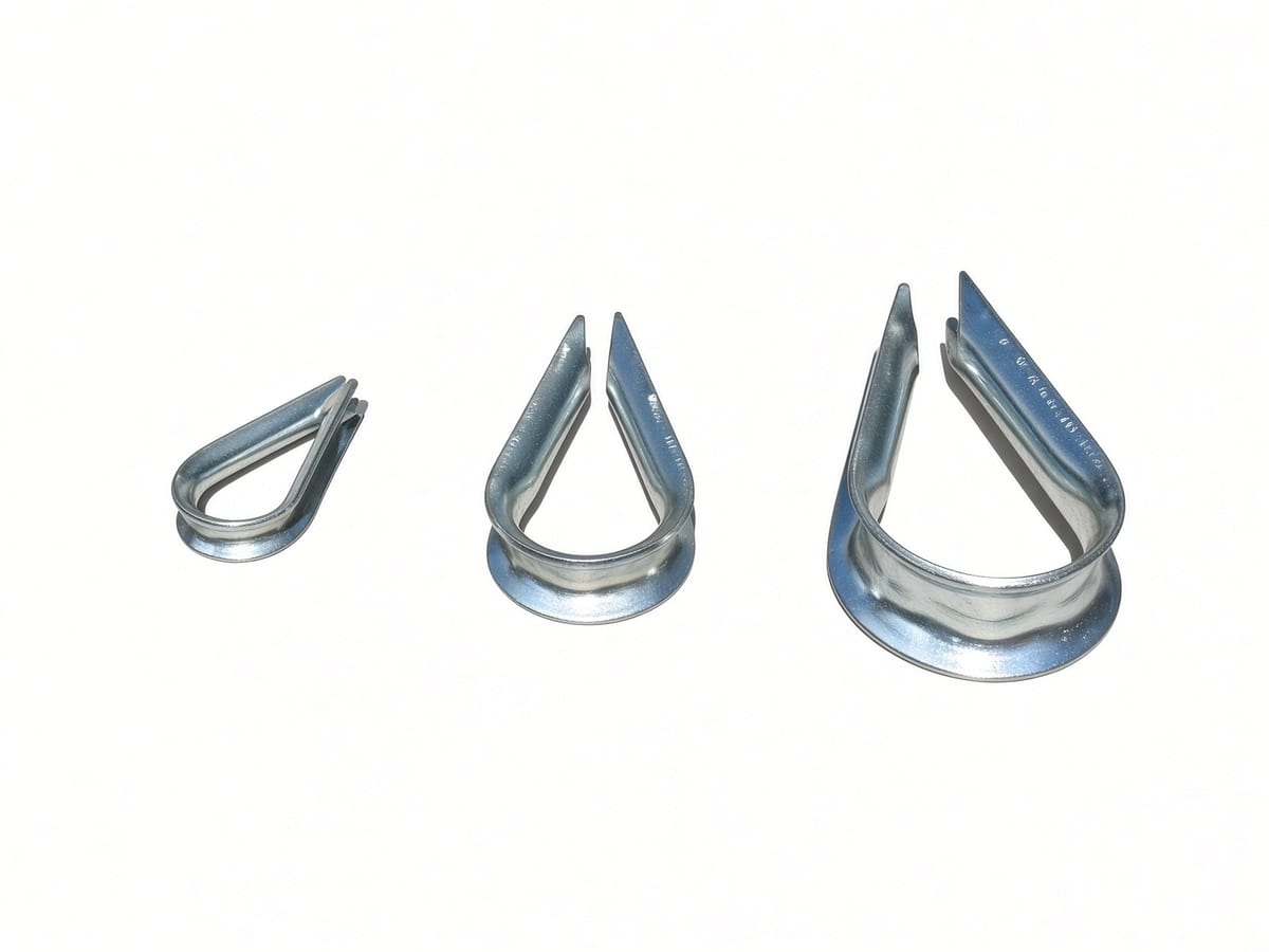 1/4" Wire Rope Thimble - Gym and Fitness Equipment Cable