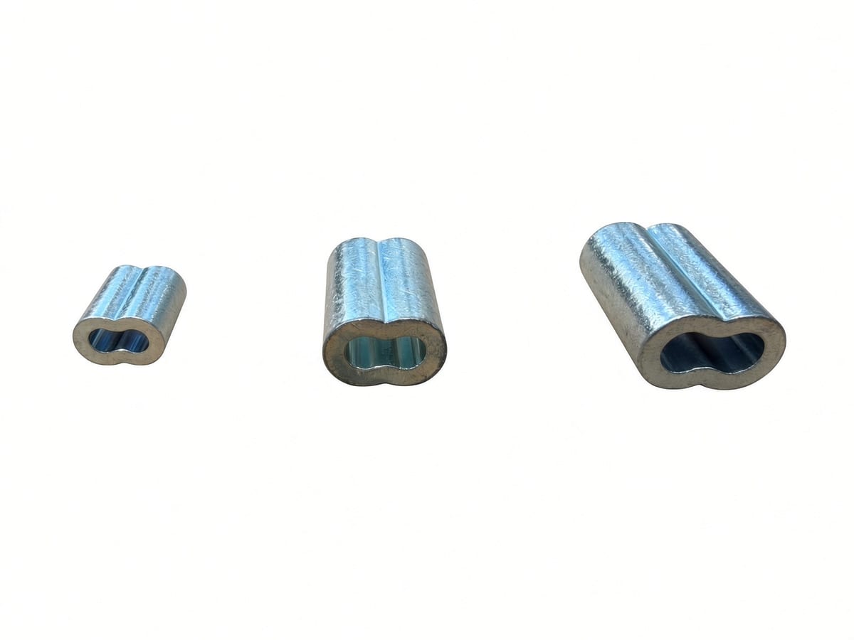 1/4" Copper Oval Sleeve - Gym and Fitness Equipment Cable